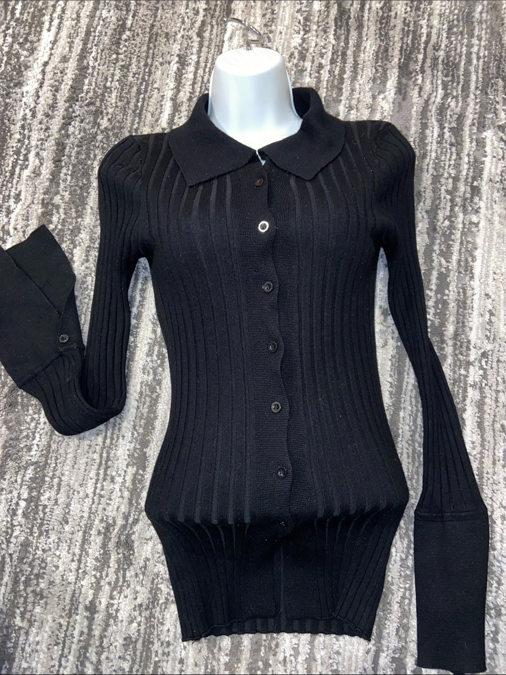Rumours black, long sleeve sweater size small